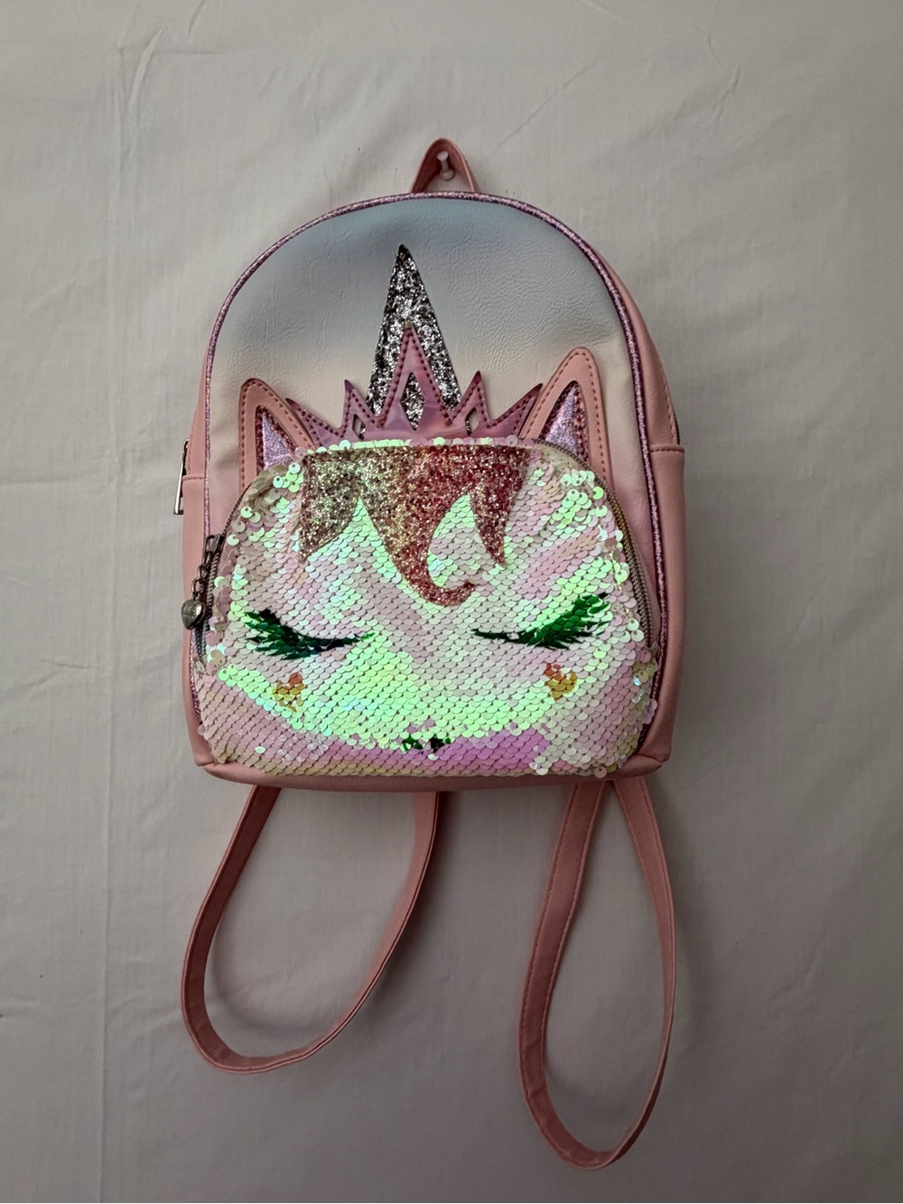 OMG Accessories Unicorn Sequin Mini Backpack Pink Girls (F235)